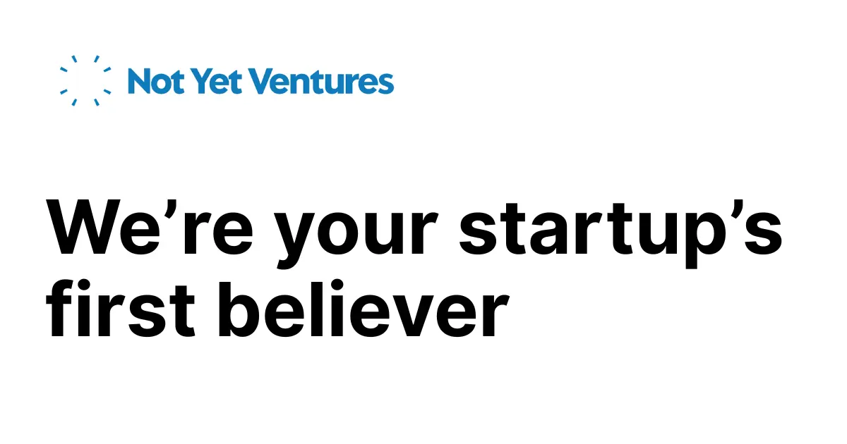 Not Yet Ventures photo